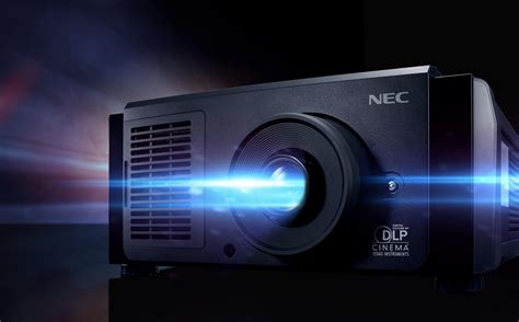 nec launches quietest digital cinema projector   market installation