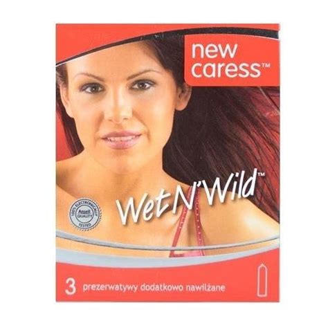prezerwatywy new caress wet n wild 3szt apteka antykoncepcja sex