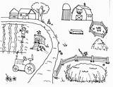 Farm Coloring House Pages Printable Color Getcolorings Print sketch template