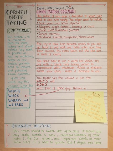 reviseordie   guide   cornell note  day  study