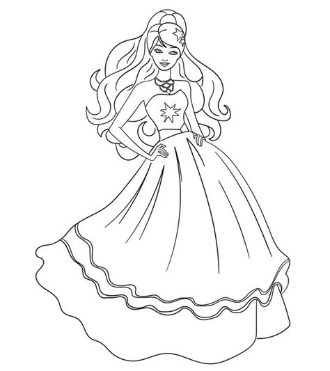 top   printable barbie coloring pages