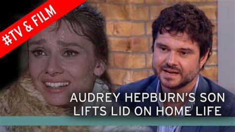 audrey hepburn s son luca only discovered she was huge movie star after