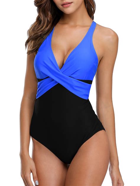 charmo tummy control  piece swimsuits women padded bathing suits