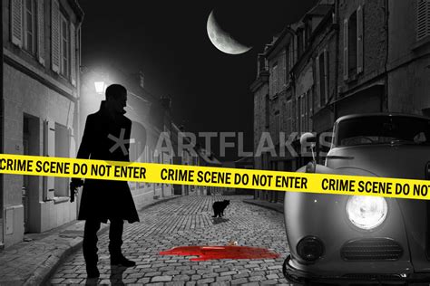 crime scene   enter graphicillustration art prints  posters