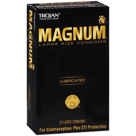 Trojan™ Magnum® Premium Latex Condoms Leather64ten Chicago