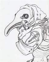 Plague Doctor Drawing Deviantart Getdrawings sketch template