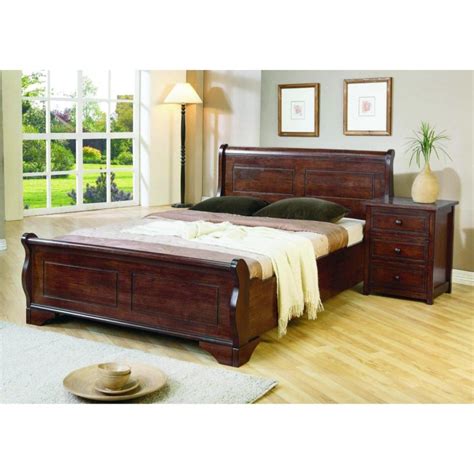 wooden bed crafted  solid sheesham archia furniture