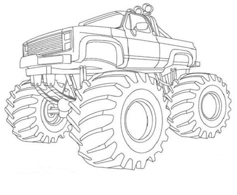 fire monster truck coloring pages coloring pages