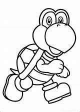 Mario Coloring Paper Pages Super Getcolorings sketch template