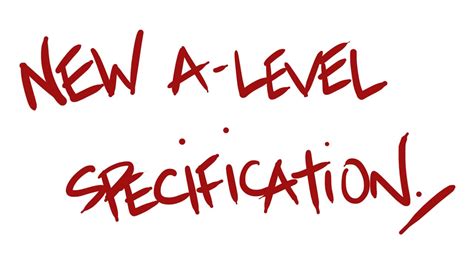 aqa  level specification information youtube