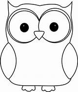 Owl Clipart Easy Clip sketch template