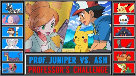 Ash Vs Professor Juniper Pokémon Sun Moon Professor S