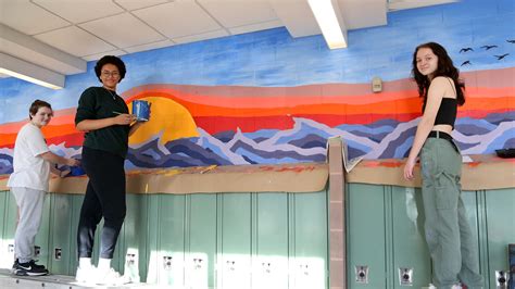 traip mural honors native american stewards  school land kittery