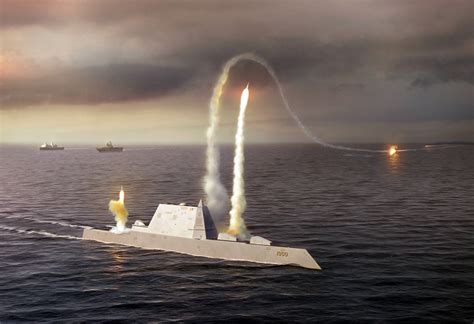 navys  stealth destroyer  test fire missiles  year  national interest blog