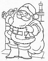 Santa Coloring Claus Christmas Town Coming Pages Getcolorings Print Comin sketch template