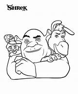 Shrek Coloring Donkey Puss Pages Boots Friends Drawing Color Christmas Printable Getcolorings Getdrawings Luna Colorings sketch template