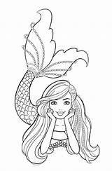 Coloring Sereia Mermaid Youloveit Frozen Anagiovanna Krenner Dolphin sketch template