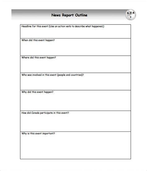 report outline templates  google  apple pages word