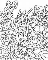 Dubuffet Coloriages Maternelle Assis Coloring Haring Stress Vasarely Adulte Adultes Colorear Gs 1012 Autoportrait Dessins Adultos Gratuit Printmania sketch template