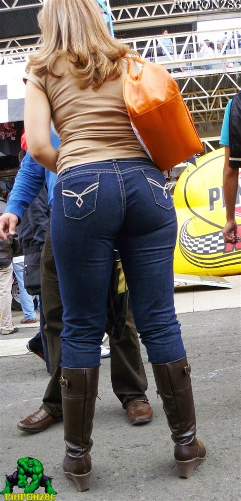 Sexy Girls On The Street Girls In Jeans Spandex And
