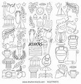 Ancient Greece Pages Coloring Getcolorings Color sketch template