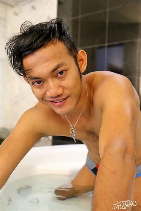 sexy cute indonesian guy vino rainz drops his speedos and jerks his huge dick nude guys sex pics