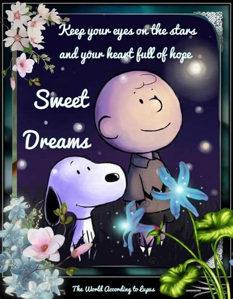 Snoopy Sweet Dreams Goodnight Quote Goodnight Good Night
