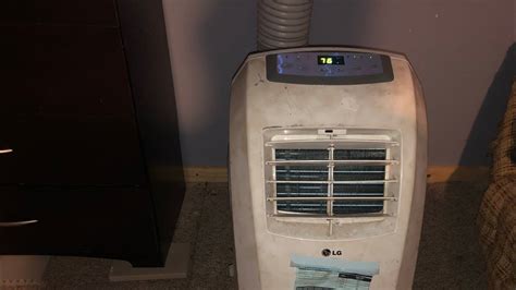 ac leaking water  floor fix lg portable air conditioner youtube