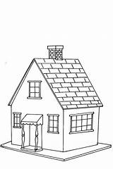 Coloring House Pages Previus Next Houses sketch template