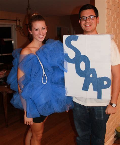 My Halloween Costume This Past Year Loofah And A Bar Of Soap Couple