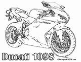 Ducati Coloring 1098 Motorcycle Pages Printable Colouring Kids Logo Print Color Adult sketch template