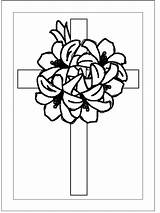 Coloring Cross Printable Easter Pages Crosses Clipart Clip Religious Cliparts Color Flowers Sheets Bible Line Library Find Friday Good Designs sketch template