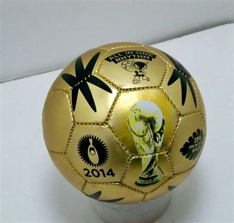 fifa 2014 brazil world cup gold mini soccer ball size 2 sz international fuleco 39364173655 ebay