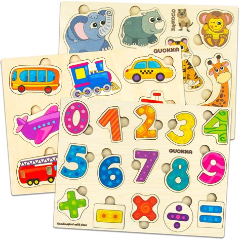 quokka wooden puzzles  toddlers    year olds  pack puzzles