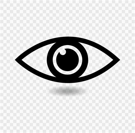 eye icon symbol sign isolate  transparent backgroundvector