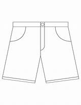 Pants sketch template