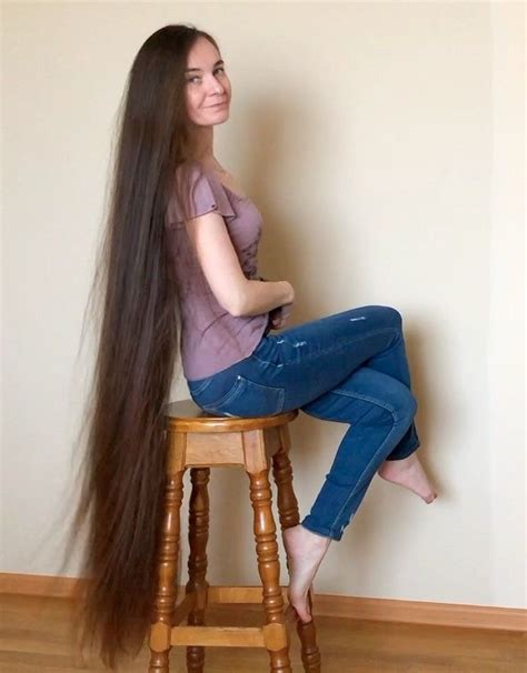 Video Extremely Soft Super Long Hair In 2020 Super Long Hair Long