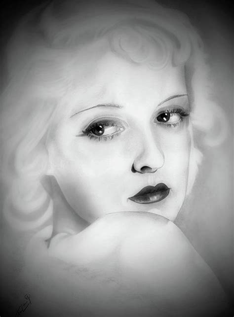 Bette Vintage Black And White Edition Drawing By Fred Larucci