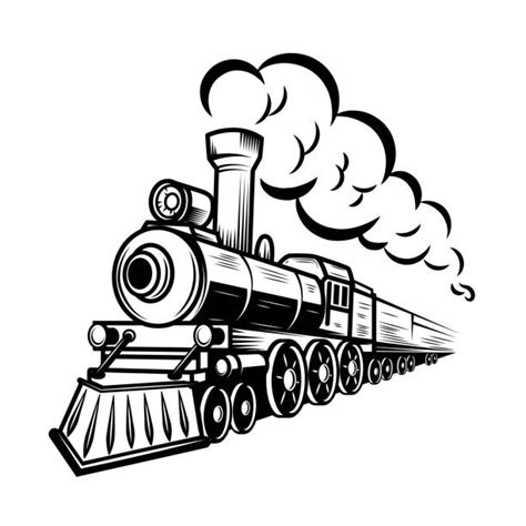 steam train illustrations royalty free vector graphics and clip art istock