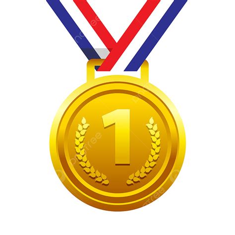 place medal clipart vector  place golden medal  sport