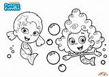 Bubble Guppies Coloring Oona Pages Deema Nick Jr Characters sketch template