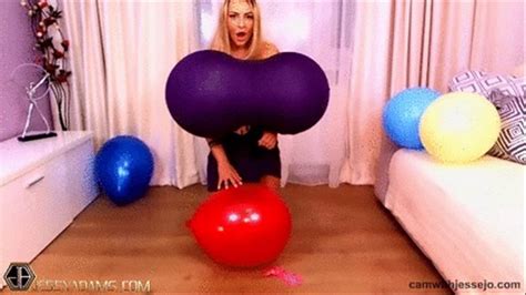 Jessy Adams S Clip Store Popping Balloons With My Booty 360p Mobile