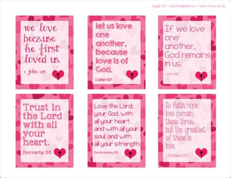printable religious valentine cards  kids real life  home