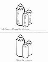 Book Primary Colors Twistynoodle Books Coloring Sheet Mini Color sketch template