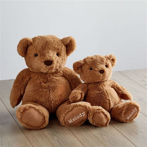 personalised super soft large bear soft toy   st years