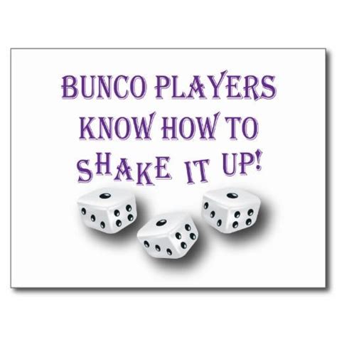 Explore Let S Bunco Month Bunco And More Postcards Shake Quotes Paper