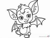 Vampirina Coloring Pages Batty Cute sketch template