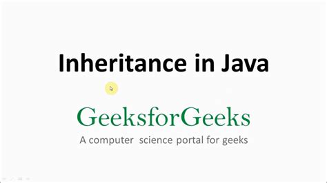 java programming tutorial inheritance in java