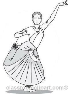 great website  tons  indian folk dance coloring pages indian