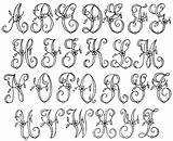 Transfers Initial Alphabets Initials Stitches Crewel Qisforquilter sketch template